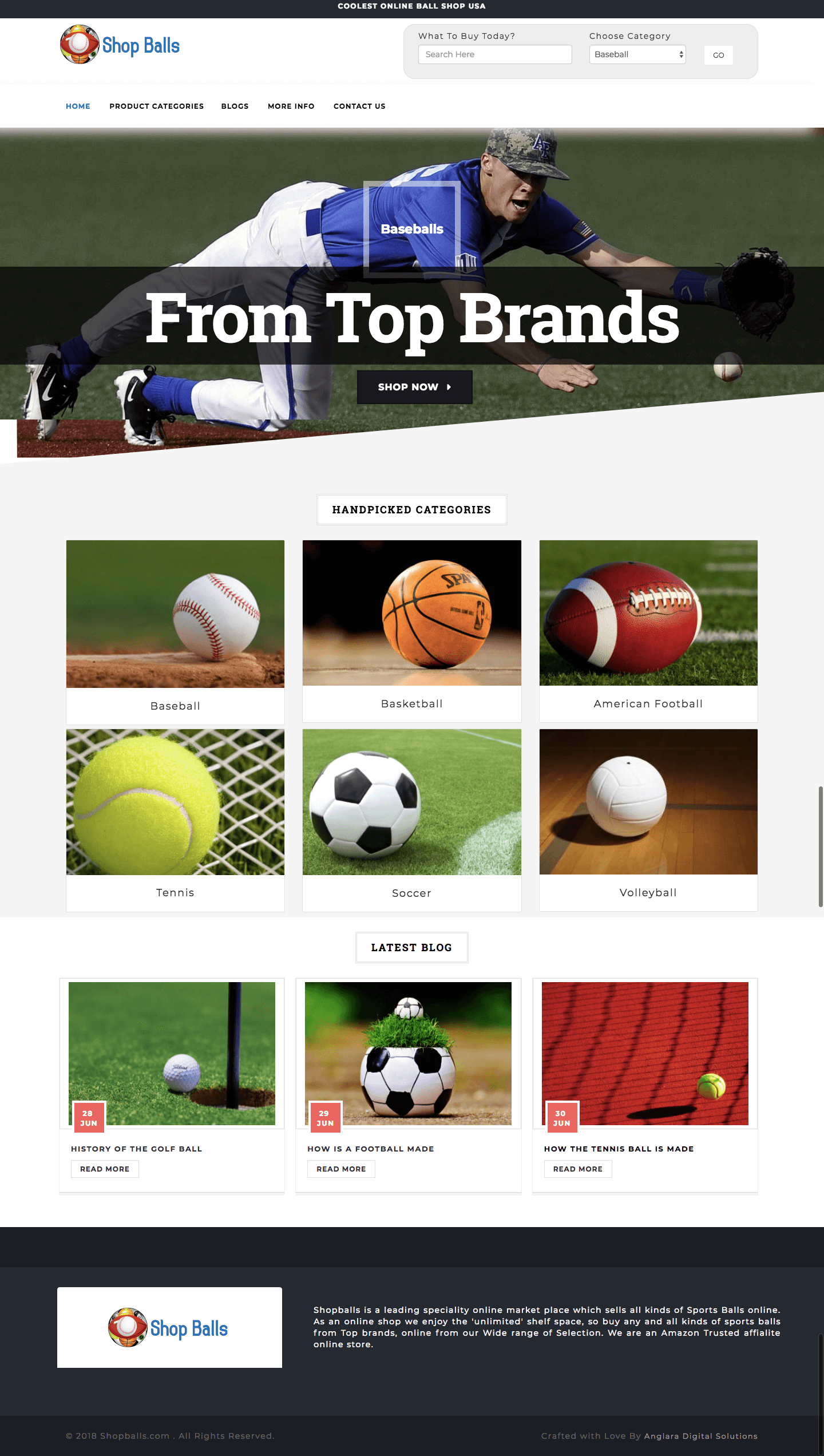 USA :  E-commerce Website